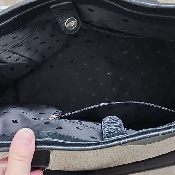 Kate Spade Designer Tote - Black w/ Tassels - Picture 7 of 10